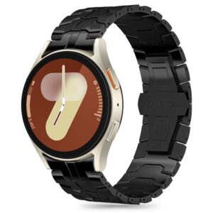 Dirželis Tech-Protect Stainless Line Samsung Galaxy Watch 4 / 5 / 5 Pro / 6 / 7 / FE, juodas