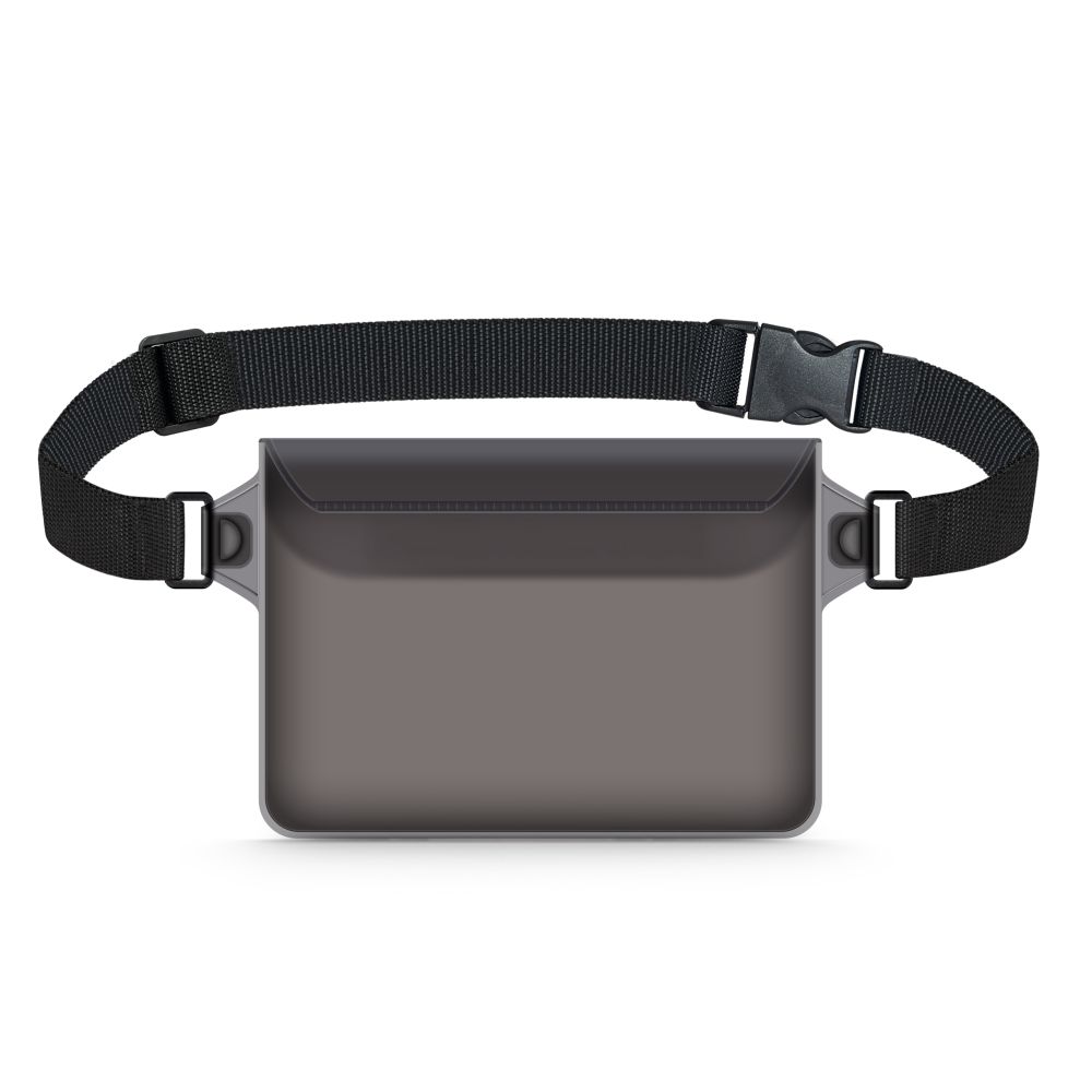 Maišelis Tech-Protect UWP10 Universal Waterproof Pouch, vandeniui atsparus, juodas/skaidrus - Image 2