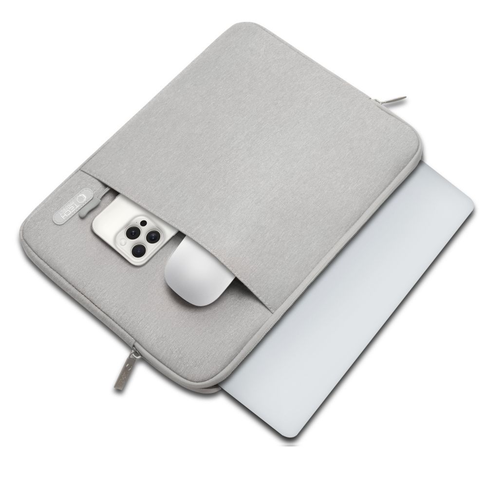 Dėklas nešiojamajam kompiuteriui Tech-Protect Sleevy 13-14, pilkas - Image 2
