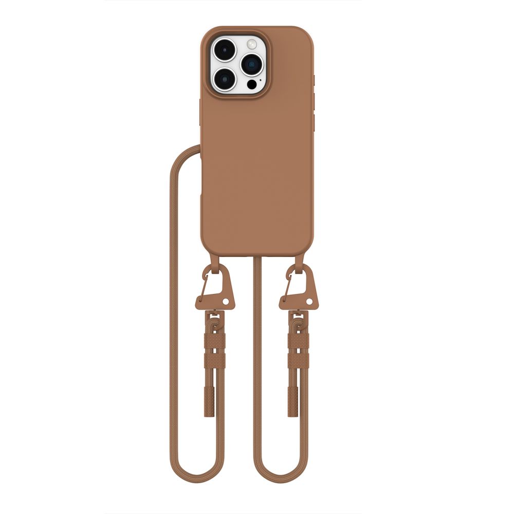 Dėklas Tech-Protect Magnecklace MagSafe iPhone 16 Pro Max, šokoladinės rudos spalvos - Image 2