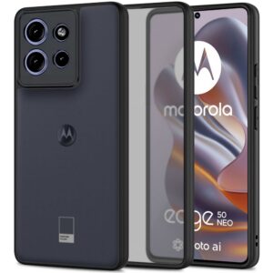 Dėklas Tech-Protect MagMat Motorola Edge 50 Neo / Edge 60 Neo, matinis juodas