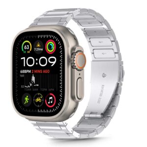 Dirželis Tech-Protect Stainless Classic Apple Watch 8 / 9 / 10 / 11 / SE / Ultra (44 / 45 / 46 / 49 mm), sidabrinis