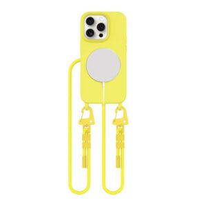 Dėklas Tech-Protect Magnecklace MagSafe iPhone 14 Pro, geltonas
