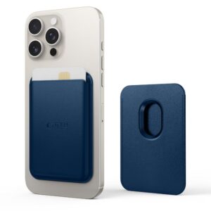 Piniginė Tech-Protect CH01 MagWallet MagSafe kortelėms, tamsiai mėlyna