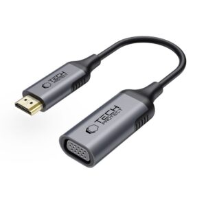 Adapteris Tech-Protect UltraBoost HDMI į VGA Full HD 60Hz, juodas
