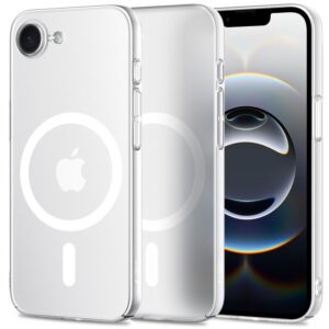 Dėklas Tech-Protect MagSlim MagSafe iPhone 16e / 17e, matinis baltas