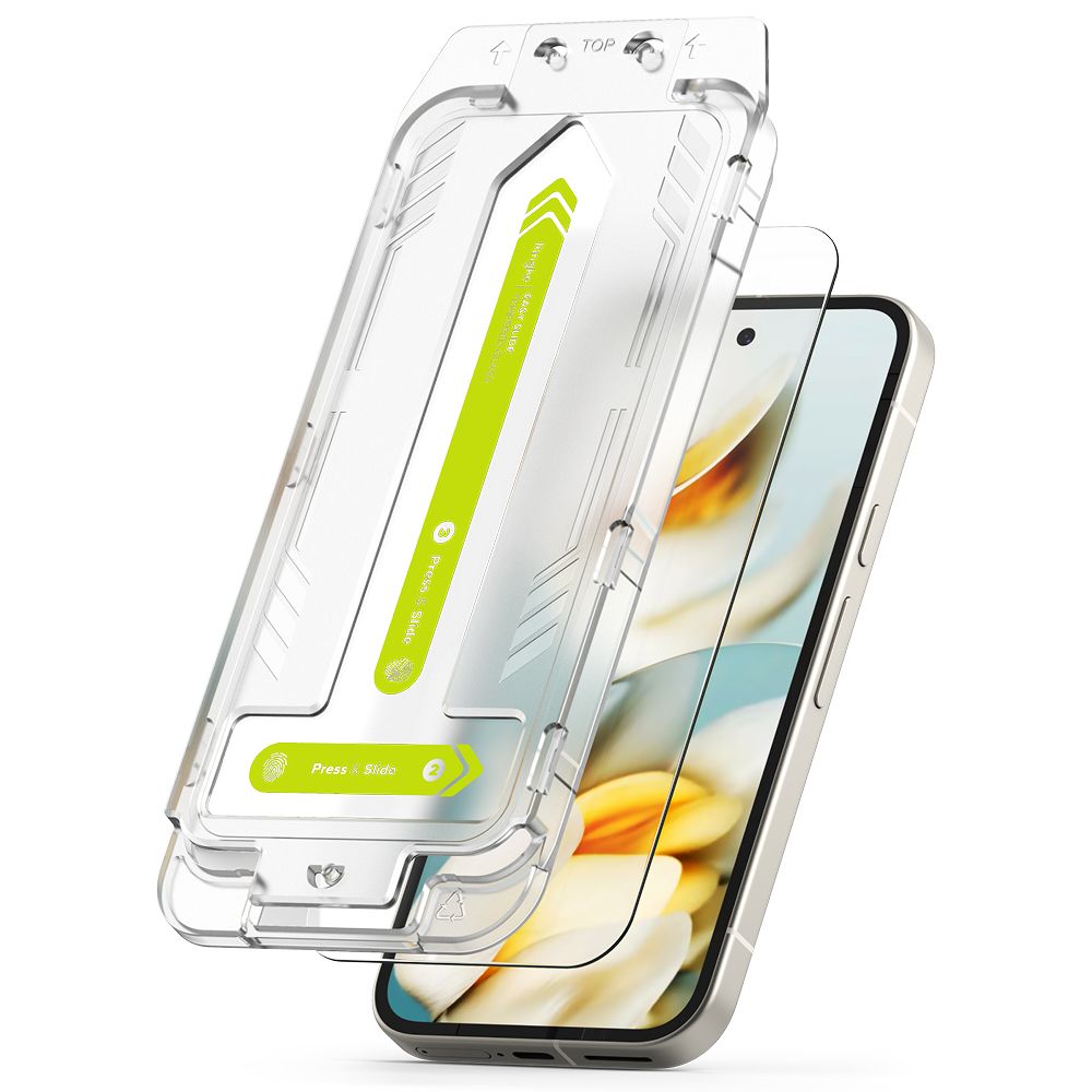 Apsauginis stiklas Ringke Easy Slide Google Pixel 9a, 2 vnt., skaidrus - Image 2