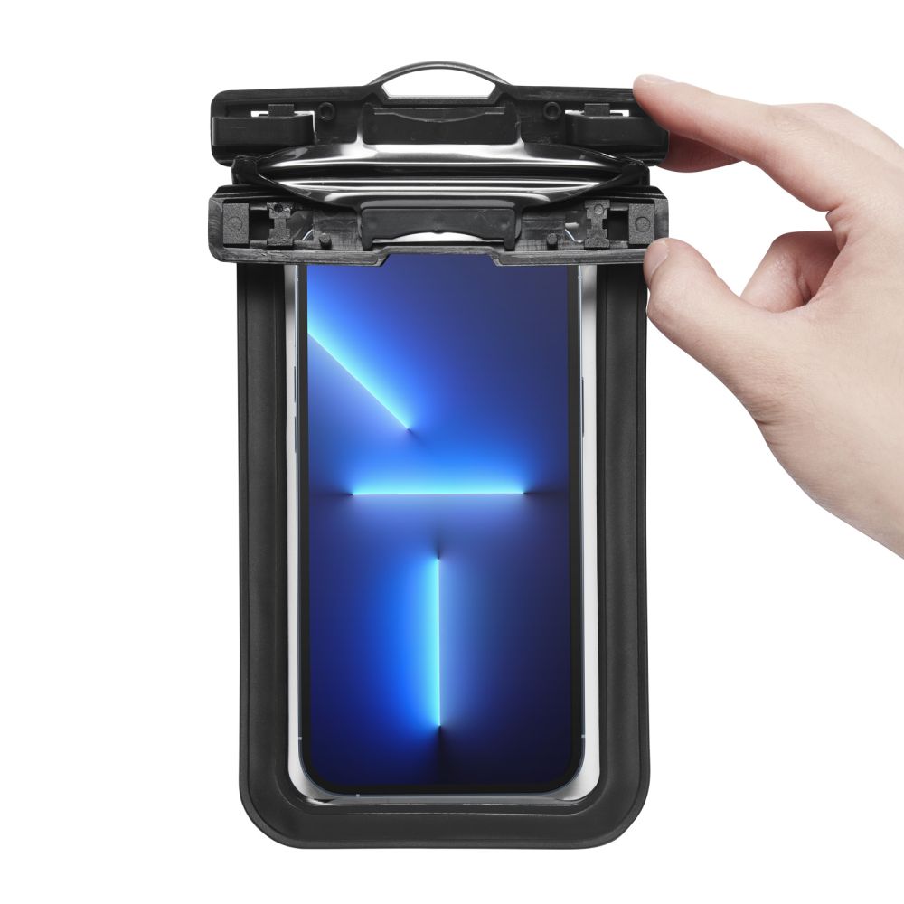 Dėklas Spigen A601 Universal Waterproof Case Juodas - Image 5