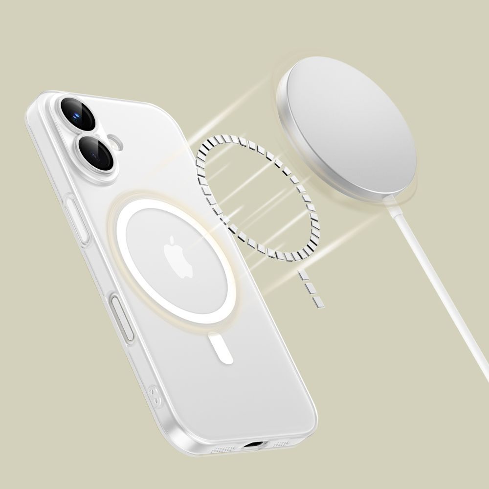 Dėklas Tech-Protect MagSlim MagSafe iPhone 16e / 17e, matinis baltas - Image 2