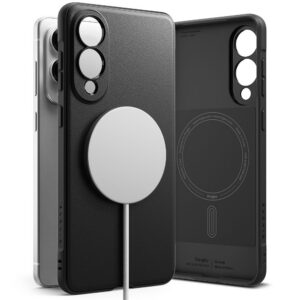 Dėklas Ringke Onyx Magnetic MagSafe Galaxy S25 Edge, juodas