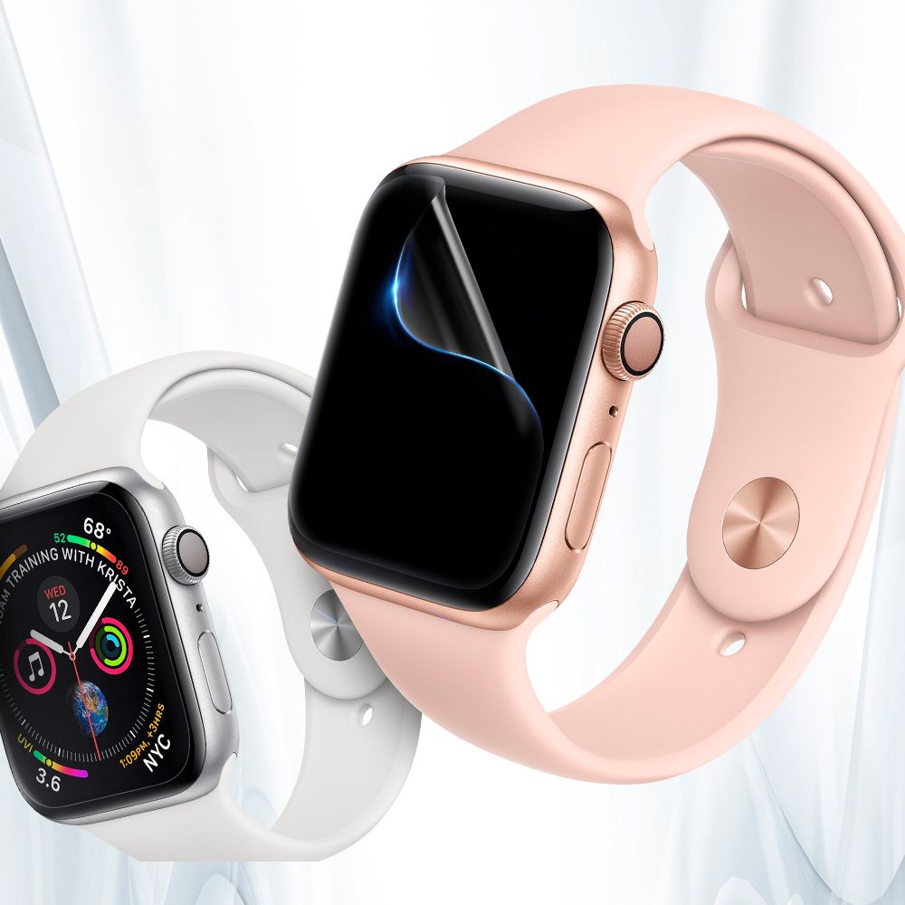Apsauginė plėvelė Spigen Neo Flex 3-Pack Apple Watch 6 / 7 / 8 / 9 / SE 1 / 2 / 3 (40 / 41 mm) Skaidri - Image 3
