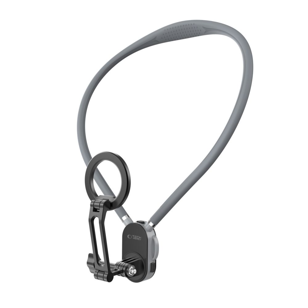 Laikiklis ant kaklo Tech-Protect AC200 MagSafe & GoPro & DJI, pilkas - Image 3