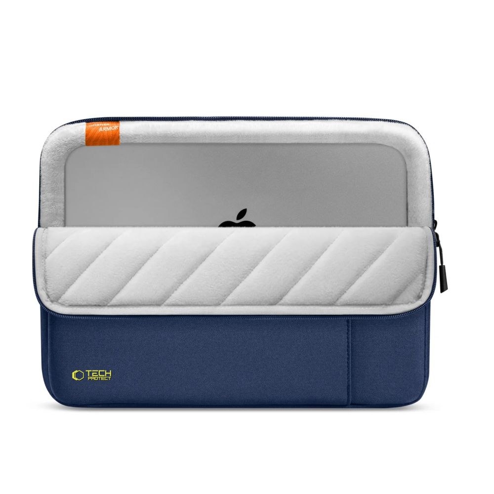 Dėklas nešiojamajam kompiuteriui Tech-Protect Defender 13-14, tamsiai mėlynas - Image 3