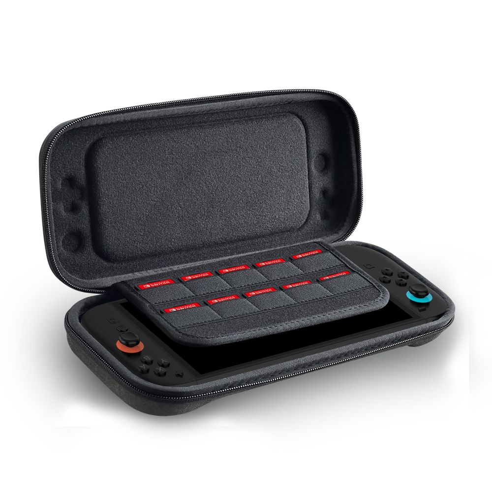 Dėklas Nintendo Switch 2 Tech-Protect Hardpouch, tamsiai pilkas - Image 3