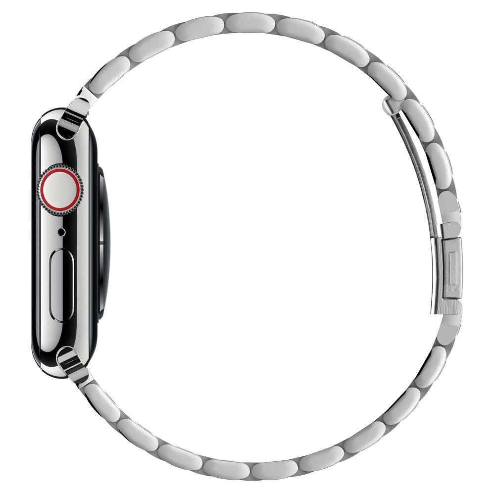 Apyrankė Spigen Modern Fit Band Apple Watch 8 / 9 / 10 / 11 / SE / Ultra (44 / 45 / 46 / 49 mm) Silver - Image 4