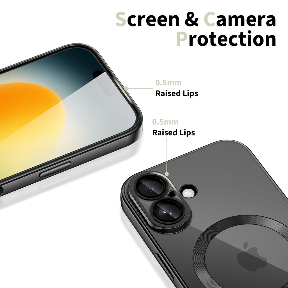 Dėklas Tech-Protect MagFlex MagSafe iPhone 17, blizgus juodas - Image 3