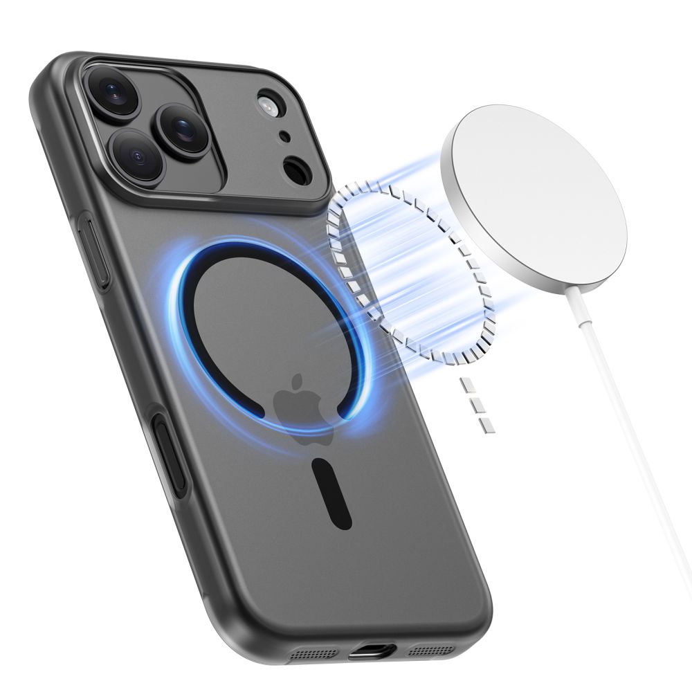Dėklas Tech-Protect Magslim MagSafe iPhone 17 Pro Max, matinis juodas - Image 2