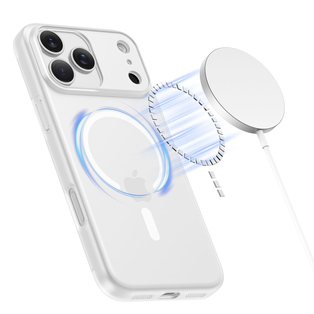 Dėklas Tech-Protect Magslim MagSafe iPhone 17 Pro, matinis baltas - Image 2
