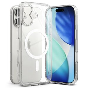 Dėklas Ringke Fusion Magnetic MagSafe iPhone 17, skaidrus
