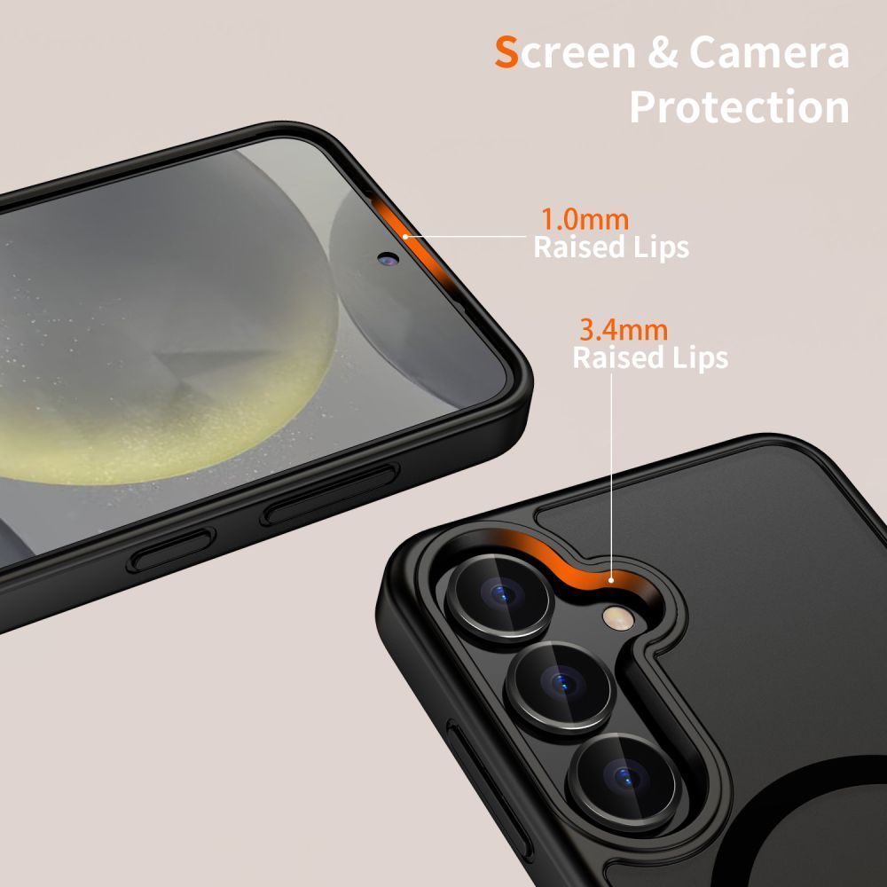 Dėklas Tech-Protect Magmat Xiaomi Poco F7 5G, juodas, skaidrus - Image 3