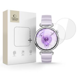 Apsauginis stiklas Tech-Protect Glass Fit+ Huawei Watch GT 6 (41 mm), skaidrus, 2 vnt.