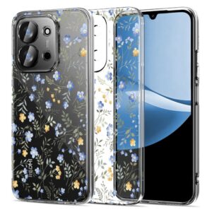 Dėklas Tech-Protect FlexAir Xiaomi Redmi 15C 5G / Poco C85 5G, pavasario gėlių raštas