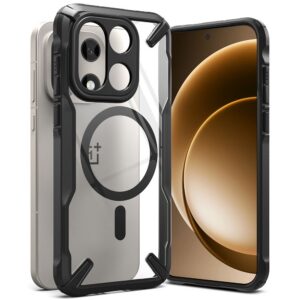 Dėklas Ringke Fusion X Magnetic Magsafe OnePlus 15, juodas
