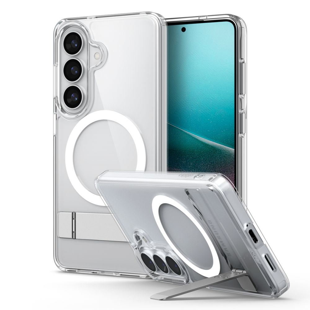 Dėklas Spigen Ultra Hybrid "S" Mag MagSafe Galaxy S26+, skaidrus/baltas - Image 3