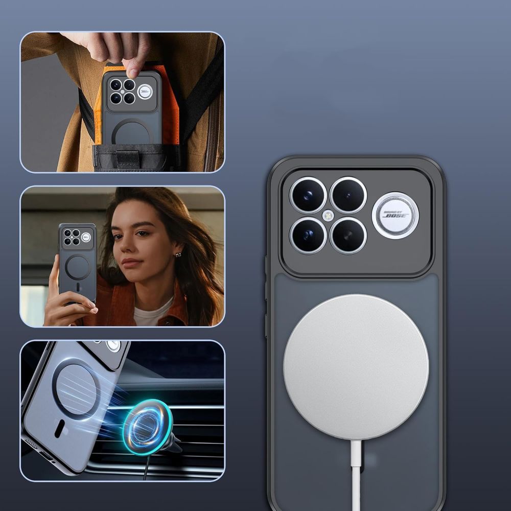 Dėklas Tech-Protect Magmat MagSafe Xiaomi Poco F8 Ultra, matinis juodas - Image 3