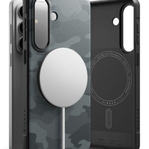Dėklas Ringke Onyx Magnetic MagSafe Galaxy S26, kamufliažinis juodas