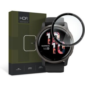 Apsauginis stiklas Hofi Hybrid Pro+ Garmin Venu 2, juodas