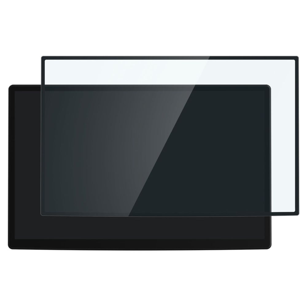 Apsauginis stiklas Spigen Glas.tR EZ Fit Tesla Model X 2022-2026 / Model S 2021-2026 juodas - Image 4