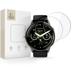 Apsauginė plėvelė Tech-Protect Hydro Flex+ 2 vnt. Garmin Venu 4 (45 mm), skaidri