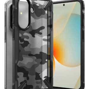 Dėklas Ringke Fusion X Samsung Galaxy A57 5G, kamufliažinis juodas