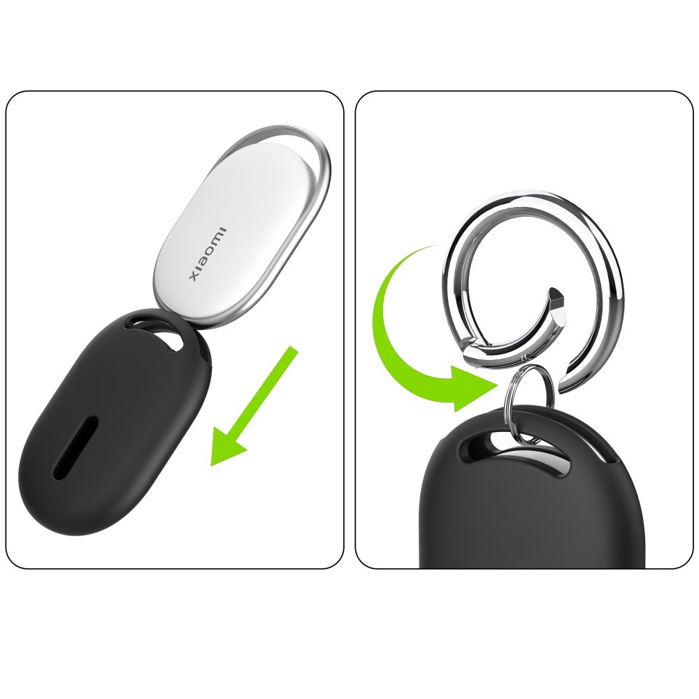 Dėklas Xiaomi Tag Tech-Protect Icon, juodas - Image 3