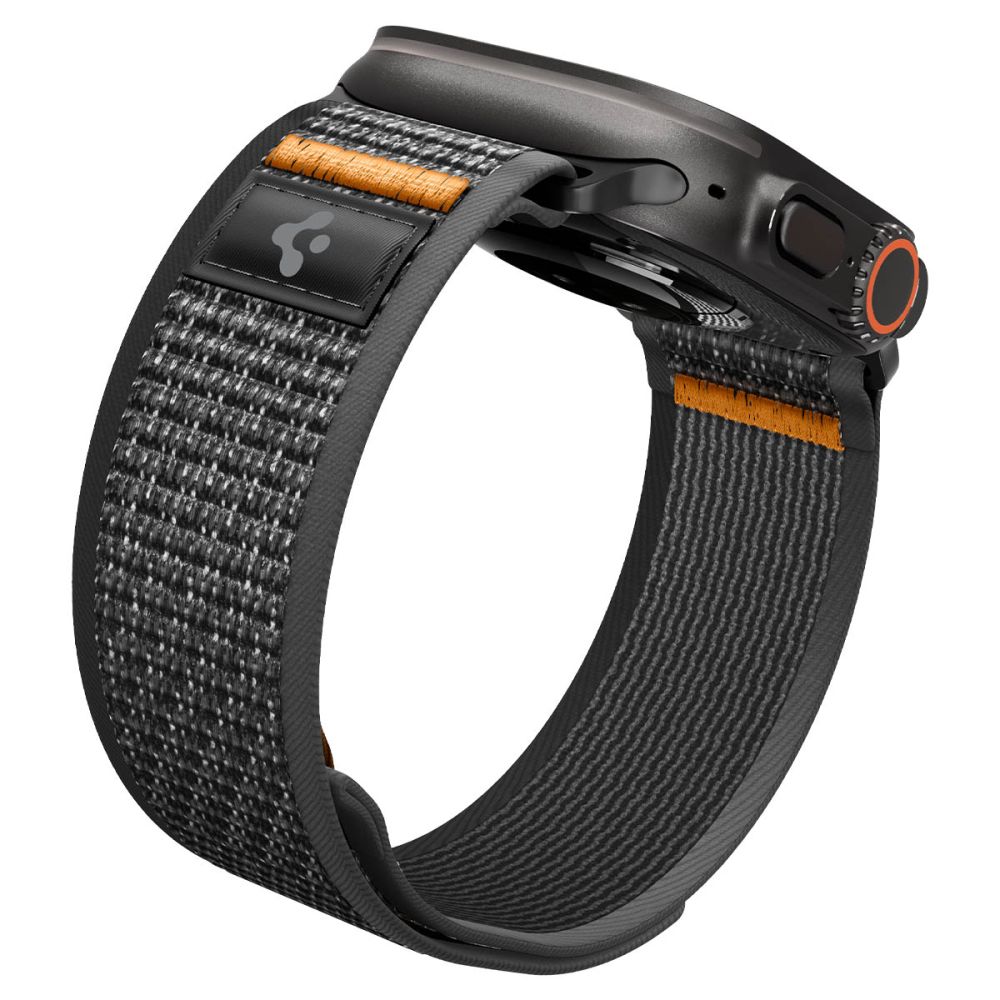 Dirželis Spigen Athlex Air 2 Apple Watch 8 / 9 / 10 / 11 / SE / Ultra (44 / 45 / 46 / 49 mm), juodas/oranžinis - Image 3