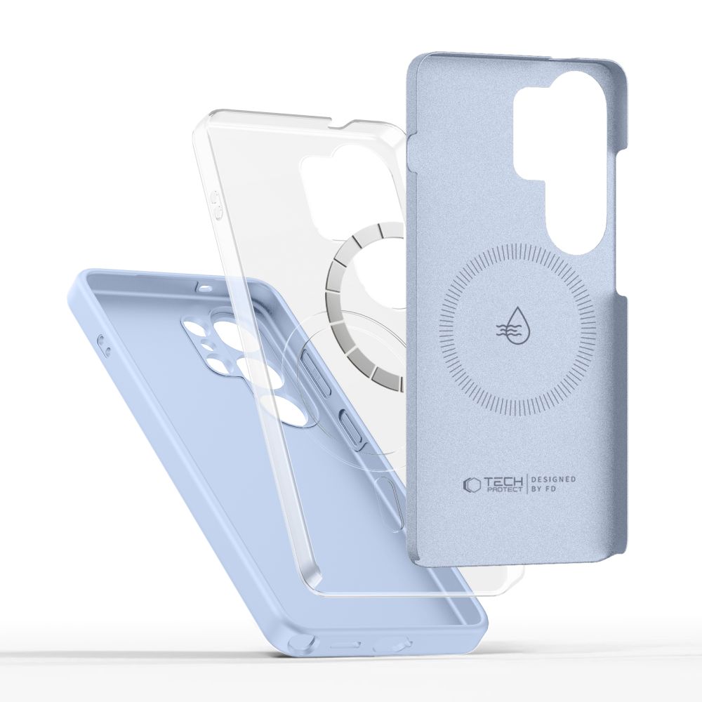 Dėklas Tech-Protect Silicone MagSafe Samsung Galaxy S26 Ultra, dangaus mėlynas - Image 3