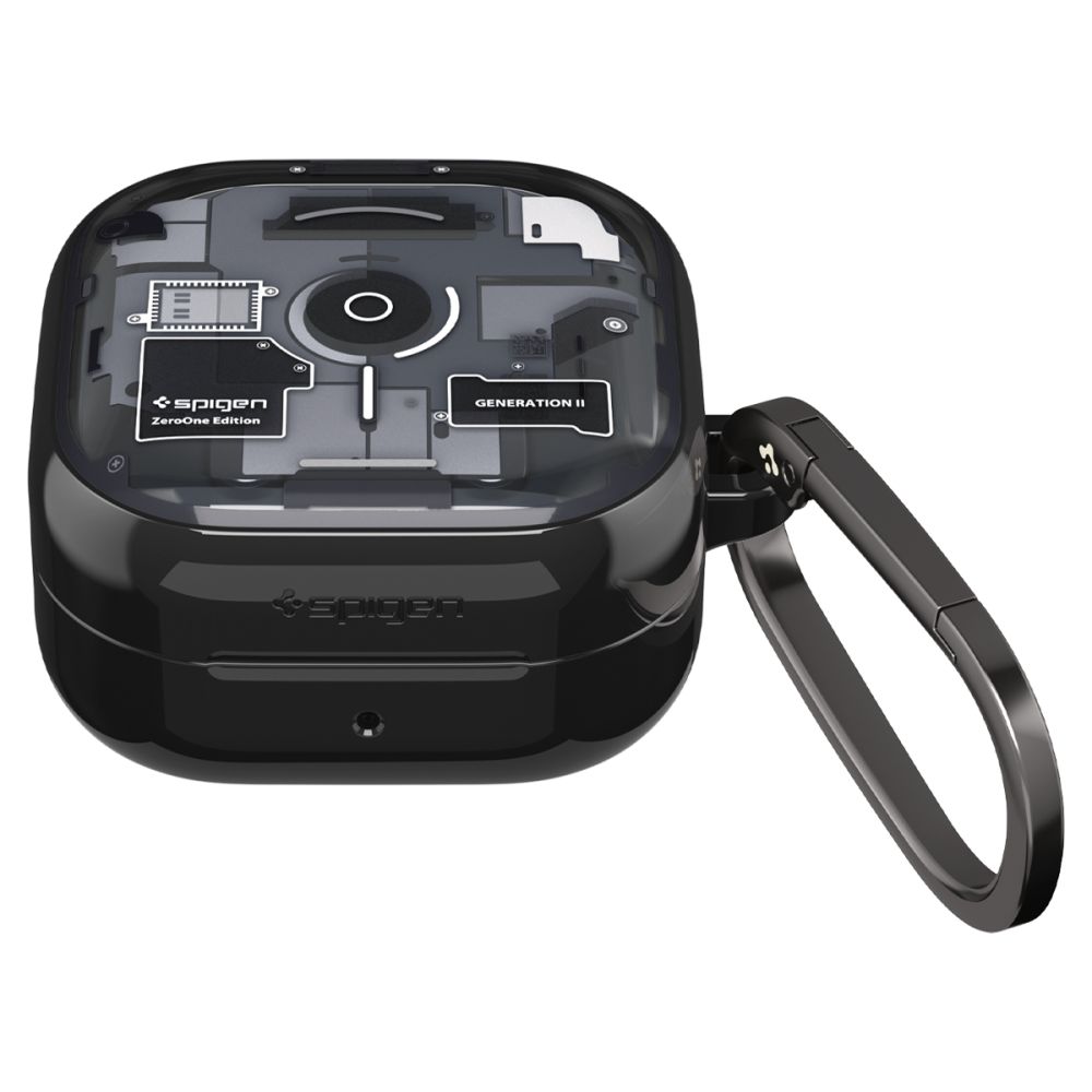 Dėklas Spigen Ultra Hybrid Zero One Samsung Galaxy Buds 4 / 4 Pro, juodas - Image 3