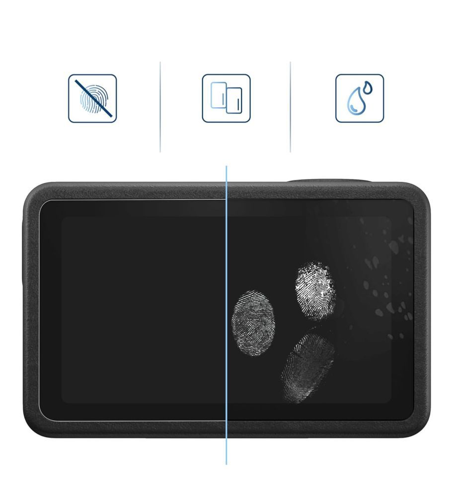 Apsauginis stiklas Tech-Protect Glass Fit+ DJI Osmo Action 6, 2 vnt., skaidrus - Image 2