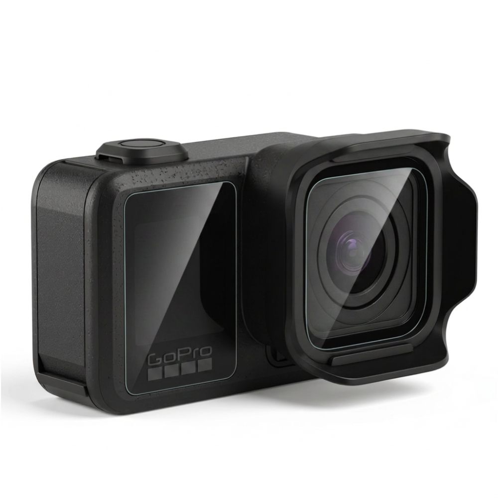 Apsauginis rinkinys Tech-Protect Foil & Glass Fit+ GoPro Mission 1 / Pro, 2 vnt., skaidrus - Image 2
