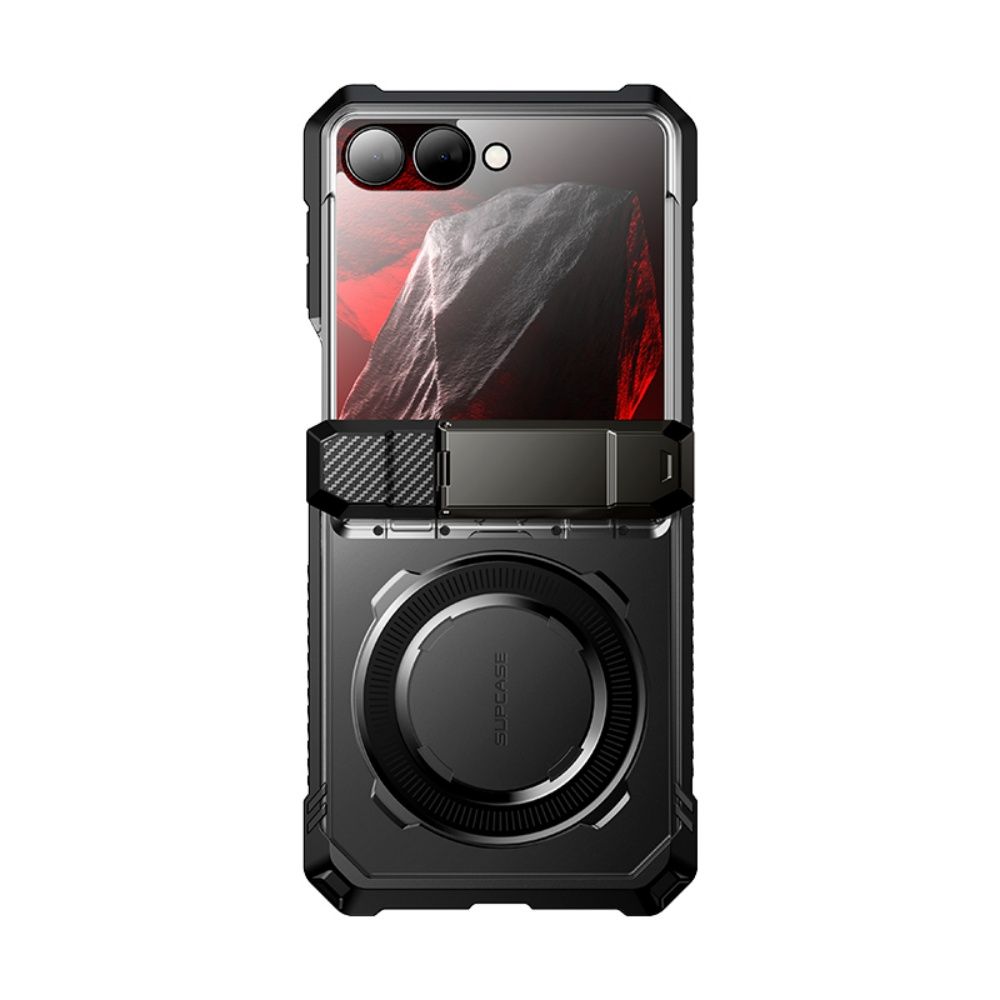 Dėklas Supcase UB Grip Mag Samsung Galaxy Z Flip 8, juodas - Image 3