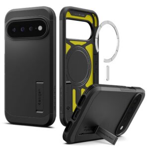 Dėklas Spigen Tough Armor Mag MagSafe Google Pixel 11 Pro XL, juodas