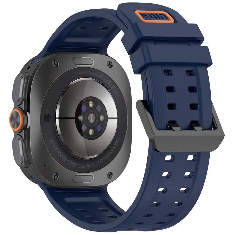 Dirželis Tech-Protect Silicone Air Samsung Galaxy Watch Ultra 1 / 2 2024-2026 (47 mm), tamsiai mėlynas - Image 2