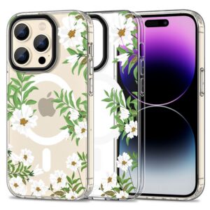 Dėklas Tech-Protect Magmood MagSafe iPhone 15 Pro Max Spring Daisy