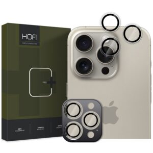 Kameros apsauginis stiklas Hofi Camring Pro+ iPhone 16 Pro / 16 Pro Max / 17 Pro / 17 Pro Max, skaidrus