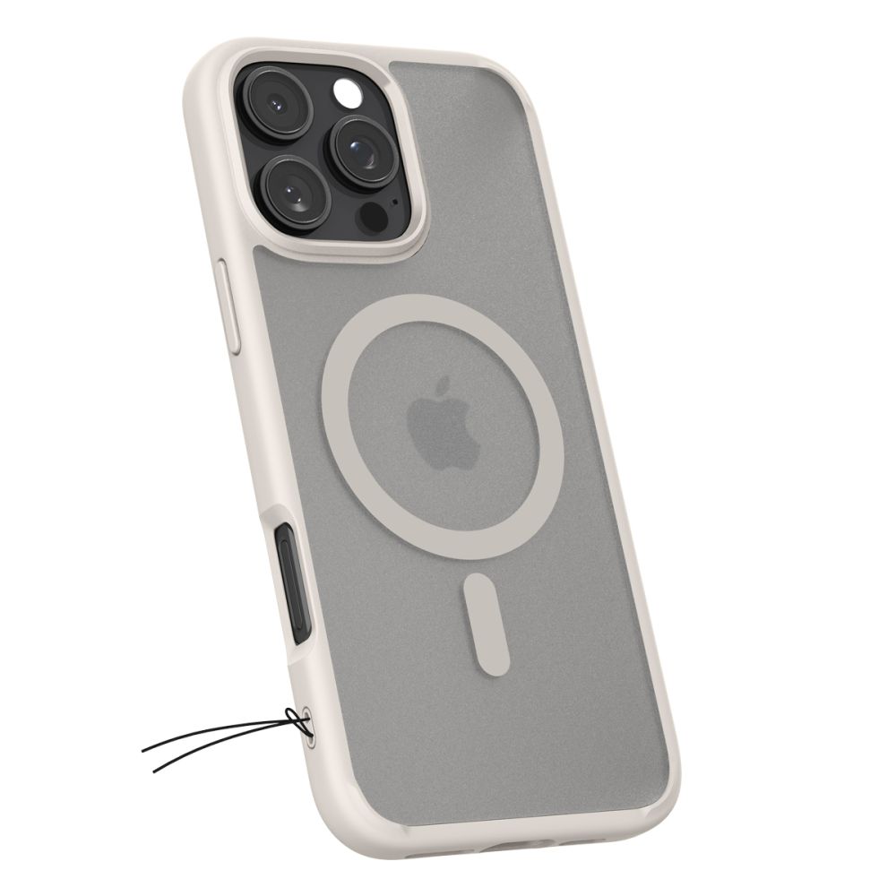 Dėklas Spigen Ultra Hybrid MagSafe iPhone 16 Pro Max, matinis natūralaus titano - Image 3