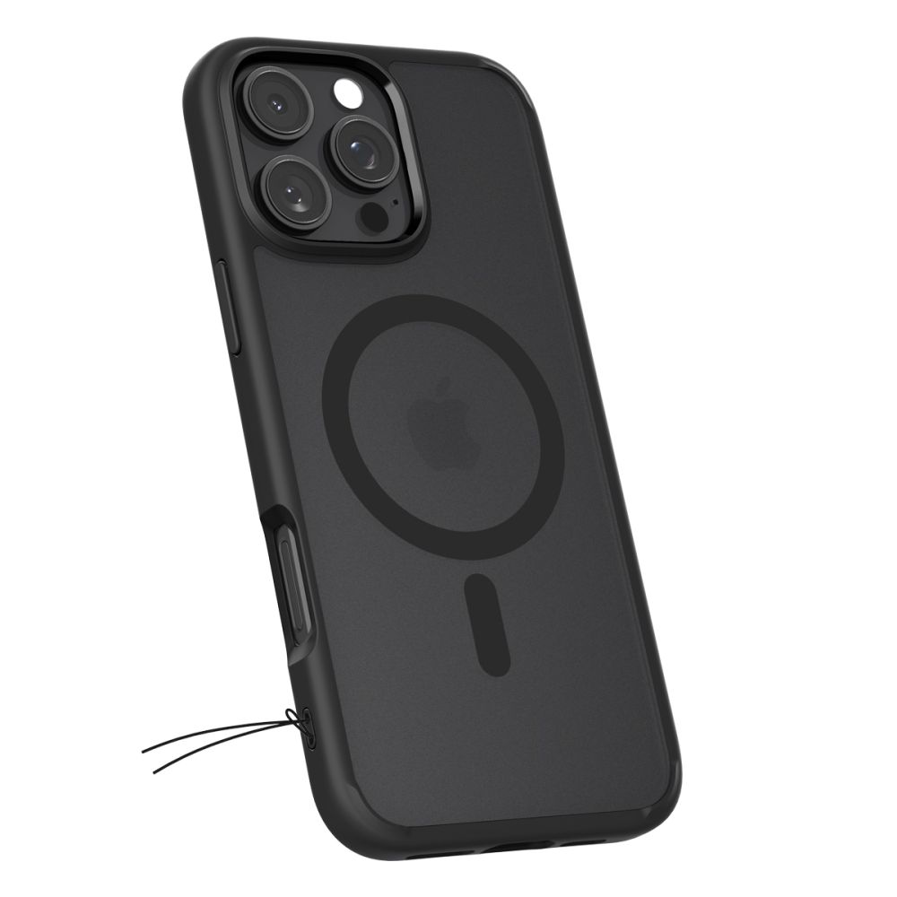 Dėklas Spigen Ultra Hybrid Mag MagSafe iPhone 16 Pro, matinis juodas - Image 3