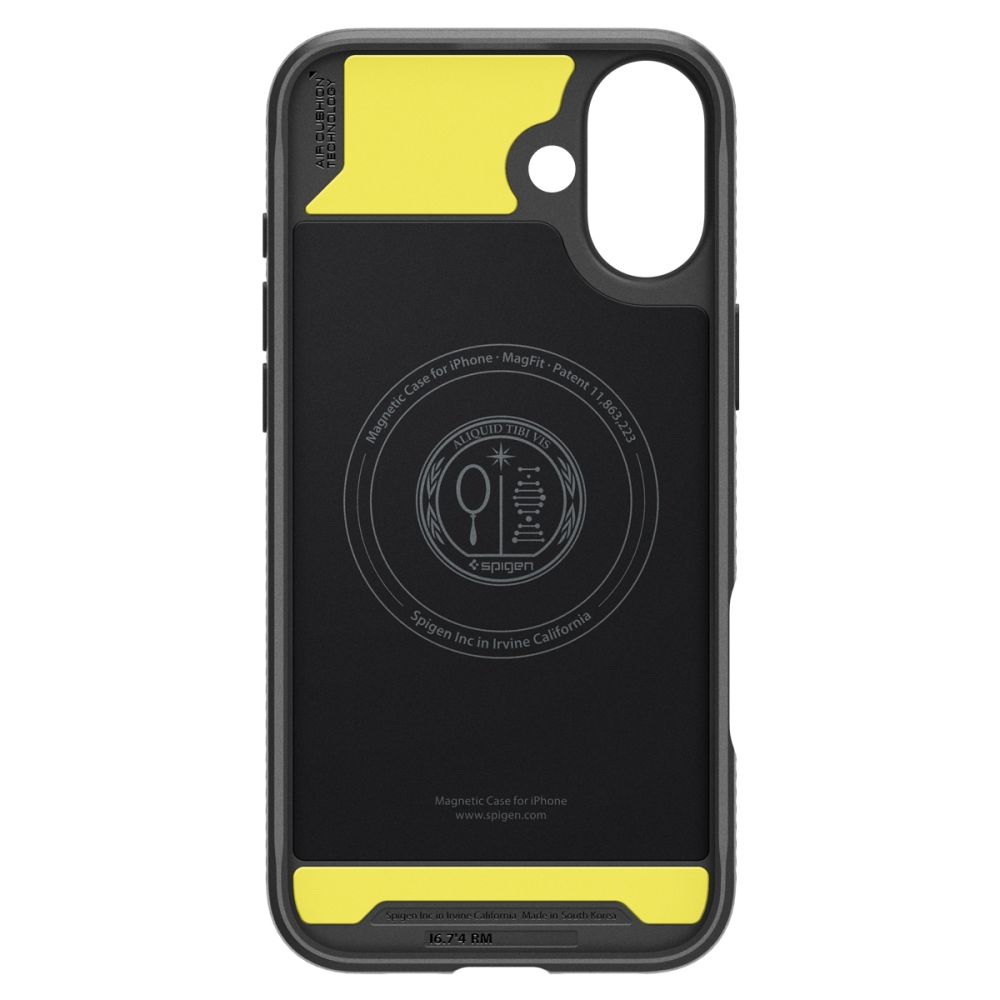 Dėklas Spigen Rugged Armor Mag MagSafe iPhone 16, matinis juodas - Image 4