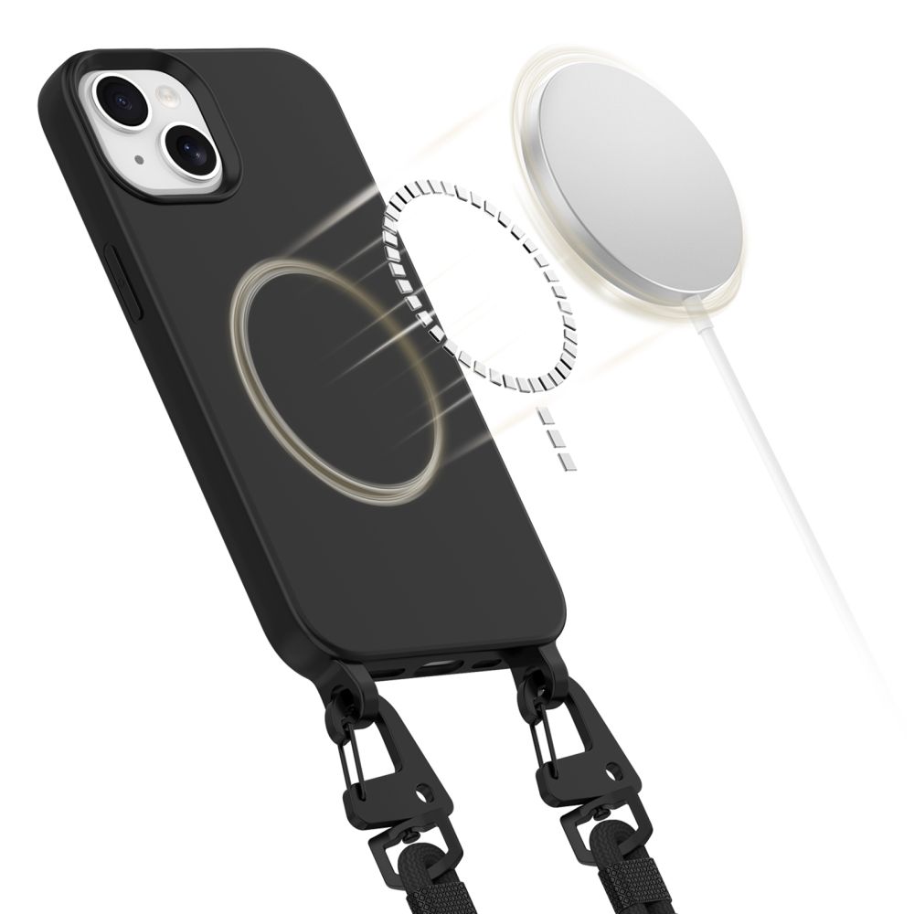 Dėklas Tech-Protect Magnecklace MagSafe iPhone 13, juodas - Image 3
