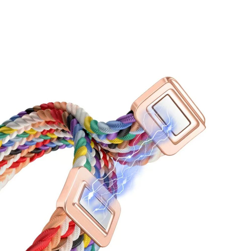 Dirželis Tech-Protect Nylonmag Xiaomi Smart Band 8 / 9 / 10 / NFC, šviesiai auksinis - Image 3